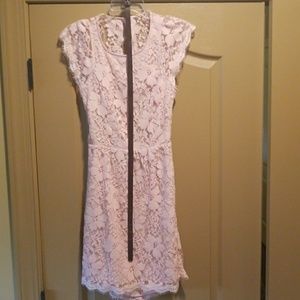 BCBG Blush Lace Dress